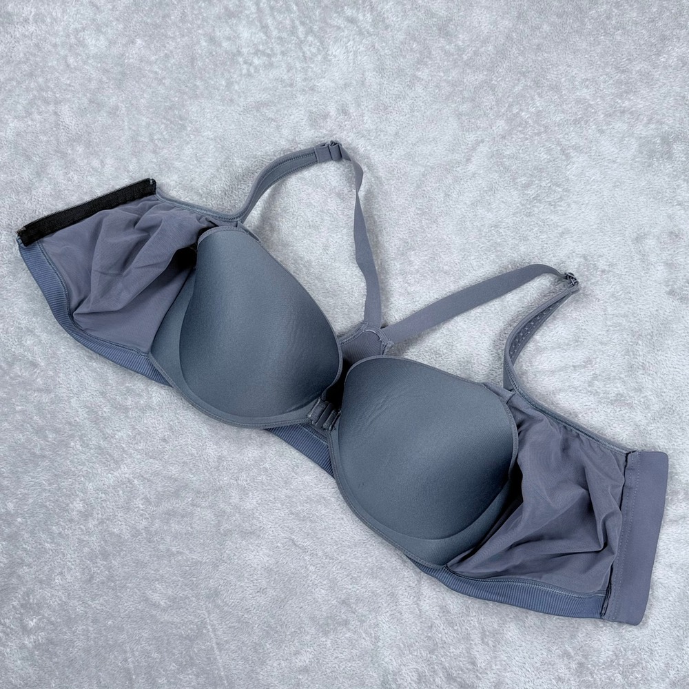 Victoria Secret Knockout Sports Bra Womens 36DD Front Zip High Impact Padded - Picture 3 of 9